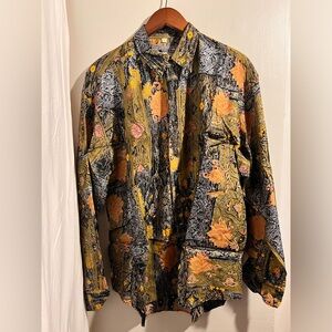 ✨Tom Tailor✨  NWOT long sleeve button down floral print multi color size L​